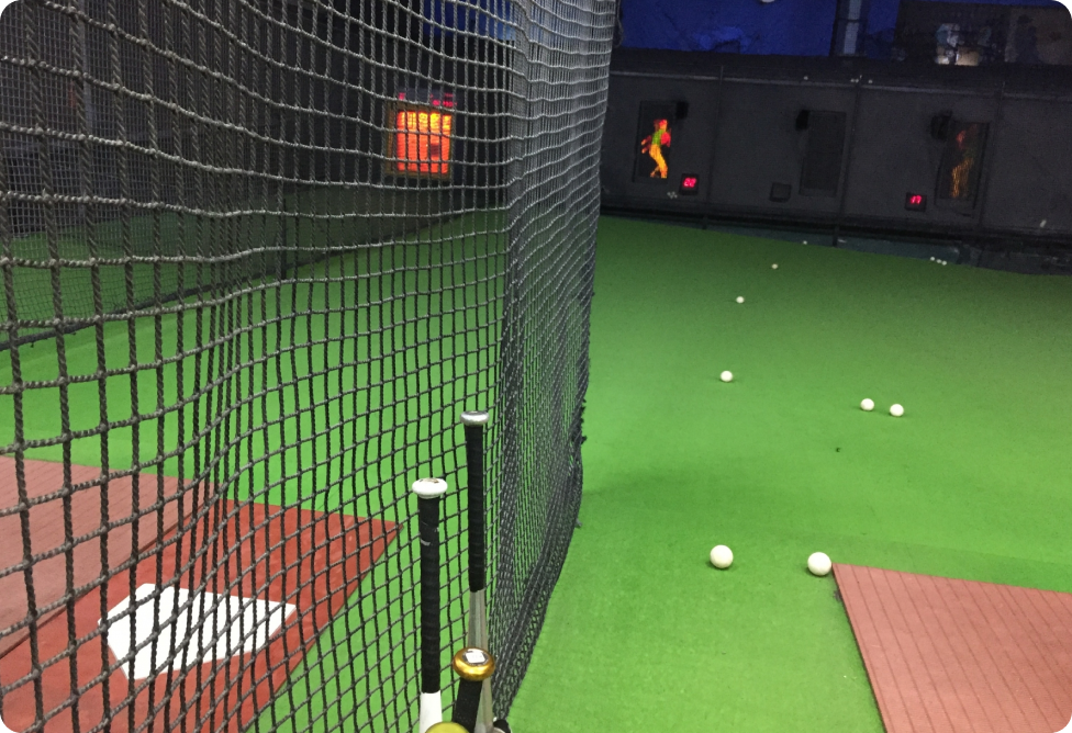 バッティングマシーン2台